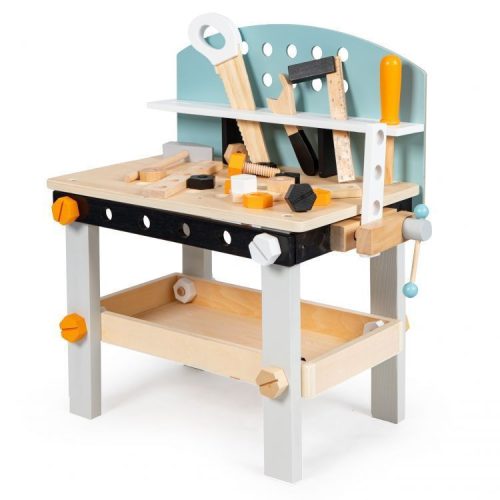 Fa gyerek szerelőasztal, munkapad  38 db