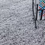 Ay. life 1500 világos szürke 160cm egyszínű kör shaggy szőnyeg