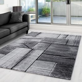   Bolti 1. Ay. parma 9260 fekete 80x150cm modern szőnyeg akciò