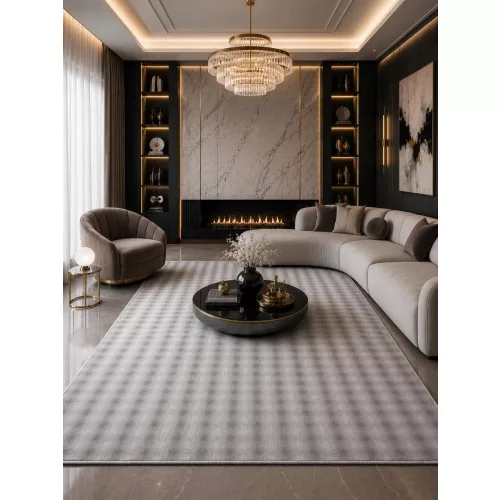 Den. Bubble Silver 60 x 110cm modern 3D szőnyeg