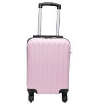  Like rózsaszín keményfalú bőrönd 38cmx29cmx19cm-kis méretű kabin bőrönd