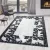 Ay. FIESTA 4307 BLACK 80X150 szőnyeg