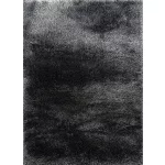 Ber. SEVEN SOFT 7901 fekete szürke 140 x 190 cm shaggy szőnyeg
