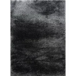   Ber. SEVEN SOFT 7901 fekete szürke 140 x 190 cm shaggy szőnyeg