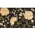 Tunise/300-901 Black velvet nyomott dekor