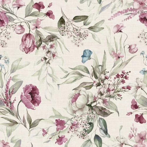 Wilton/300 - 513 Rose Berry Natural look dekor
