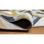 Den. Linett sárga 2404 60szett=60x220cm+2dbx60x110cm szőnyeg