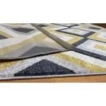 Den. Linett sárga 2404 60szett=60x220cm+2dbx60x110cm szőnyeg