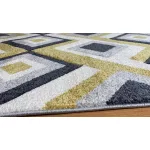 Den. Linett sárga 2404 60szett=60x220cm+2dbx60x110cm szőnyeg