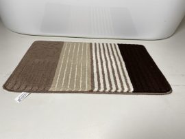 Fürdőszobai szőnyeg 1 részes - bézs csíkos