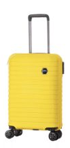   Vanille közepes méretű sárga bőrönd, 62cmx45cmx26cm-keményfalú