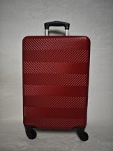  Power Közepes méretű bordó bőrönd, 67cmx43cmx25cm keményfalú