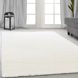   Nagyon Puha Shaggy Szőnyeg 200X290Cm Den. Belinda egyszínű Törtfehér Szőnyeg