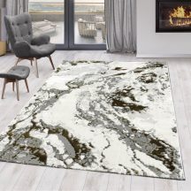 Sunset 8441 Fehér-Zöld 60x80cm ovális  modern szőnyeg