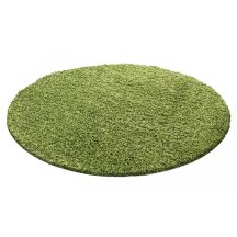 Ay life 1500 zöld 160cm egyszínű kör shaggy szőnyeg