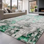 TOP! Den. Sunset new 1058 L.Szürke-Zöld 160x230cm modern szőnyeg