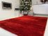 Prémium. piros shaggy szőnyeg 160x220cm