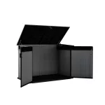 Cortina Mega műanyag kerti tároló szürke