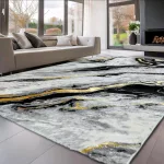 Den. Sunset new 1422 L.Szürke 80x150cm modern szőnyeg