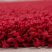 Ay life 1500 piros 120cm egyszínű kör shaggy szőnyeg