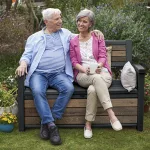 Decocoat műanyag kerti pad/tároló 227 L