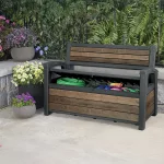 Decocoat műanyag kerti pad/tároló 227 L