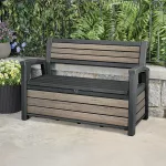 Decocoat műanyag kerti pad/tároló 227 L