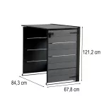 Hide away kültéri szemetes tároló - kiegészító elem 240 L