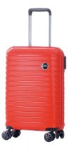   Vanille kis méretű piros bőrönd, 52cmx38cmx22cm-keményfalú