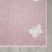 Gyerekszőnyeg akció, EPERKE 160x230cm E331 rózsaszín pillangós szőnyeg