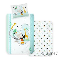 NAT. Disney Baby Ágyneműhuzat 2 részes Mickey egér - 90x130cm + 40x50cm