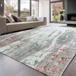 TOP! Den. Sunset new 0840 L.Szürke-Pink 120x170cm modern szőnyeg