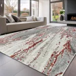 TOP! Den. Sunset new 0840 L.Szürke-Pink 120x170cm modern szőnyeg