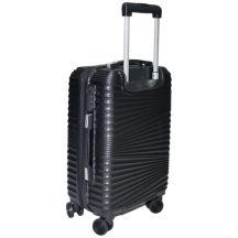   ZigZag fekete keményfalú bőrönd 75cm x 48cm x 28cm - nagy méretű bőrönd
