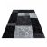 Ay Hawaii 1330 fekete 80x300cm modern szőnyeg