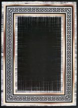   Ber Porte 2228 fekete-arany 60x100cm- vékony modern szőnyeg