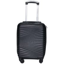   ZigZag Fekete keményfalú bőrönd 41cmx32cmx19cm-kis méretű kabin bőrönd