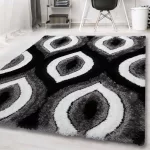 TOP! LUXUS SHAGGY SHAGGY SZŐNYEG, Den. Elvira 0625 szürke 120x170cm