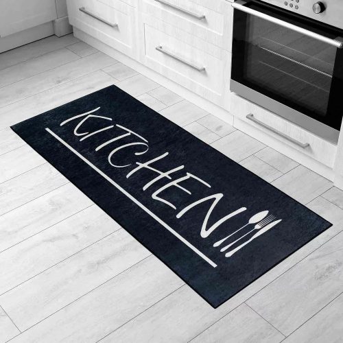MY. SIL Konyhai szőnyeg 57x197cm-fekete kitchen