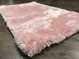 Scott rózsaszín 160x230cm-hátul gumis szőnyeg