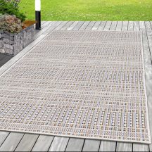 Motley fonott Sizal szőnyeg 12329 Fehér/Multi 200x280cm