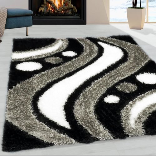 Den. Melissa new 5094 Fekete 60szett=60x220cm+2dbx60x110cm szőnyeg