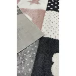 TOP! Den. Balu 1486 rózsaszín 160x230cm-csillagos szőnyeg