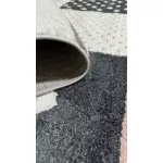 TOP! Den. Balu 1486 rózsaszín 160x230cm-csillagos szőnyeg