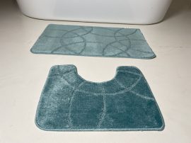 Fürdőszobai szőnyeg 2 részes - zöld