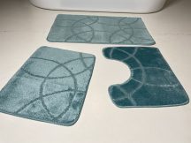 Fürdőszobai szőnyeg 3 részes - zöld