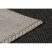 Bolti 21. Fonott sizal floorlux szőnyeg 20195 FEKETE / ezüst  80x150 cm