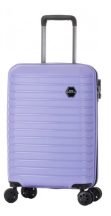   Vanille közepes méretű lila bőrönd, 62cmx45cmx26cm-keményfalú