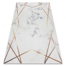   Bolti 21. ANDRE 1220 mosható szőnyeg Márvány, geometriai csúszásgátló - fehér 80x150 cm