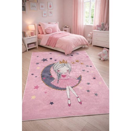 Den. Mile 5150-3 rózsaszín 120 x 180cm tündéres gyerekszőnyeg